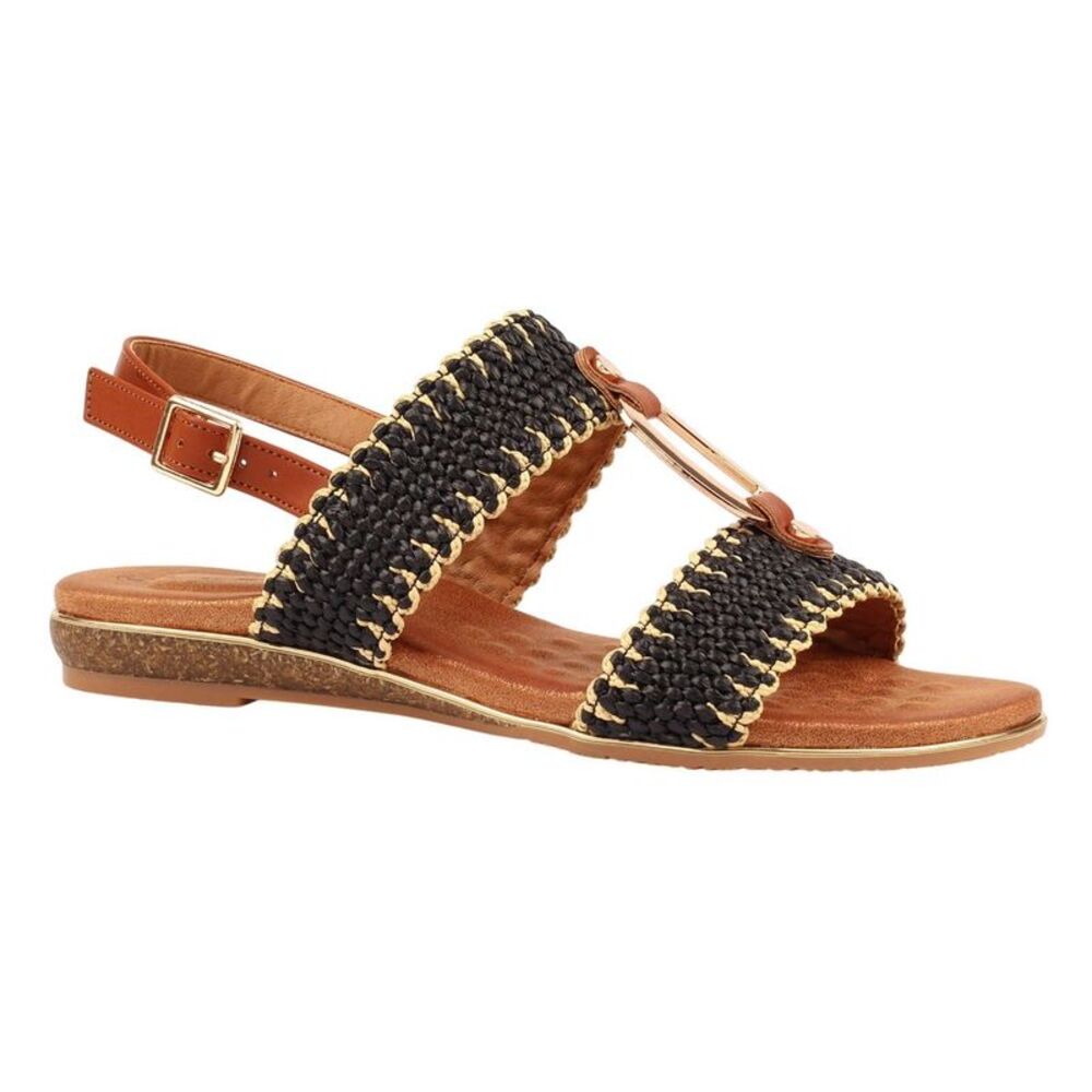 Lunar Womens/Ladies Jules Sandals / Black